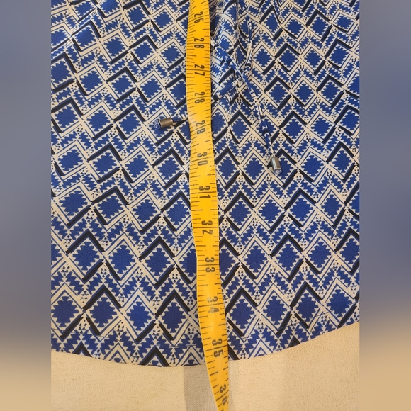 Maeve Anthropologie Tunic Dress sz S Blue Bohemian Shirt Mini Cassic Oversized - Picture 9 of 9